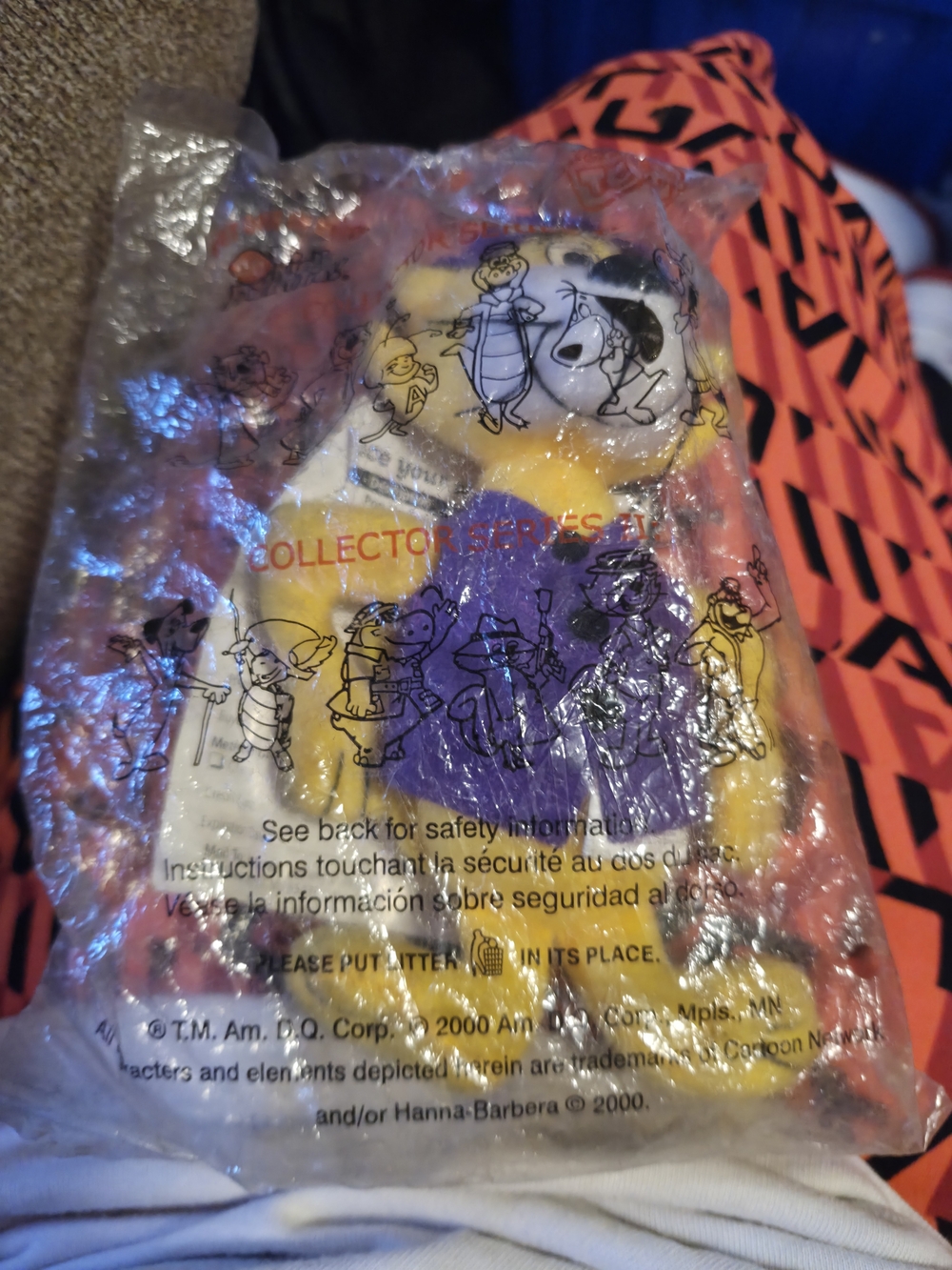 Hanna-Barbera Collector Series Plush in Yellow & Purple (Sealed)